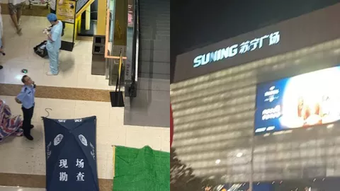 苏宁广场跳楼事件